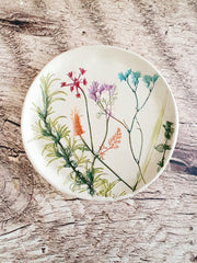 Handmade Floral plate
