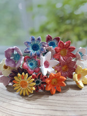 Handnade ceramic flowers
