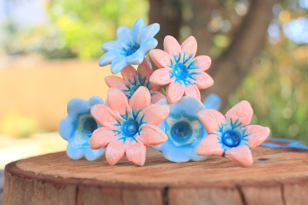 Housewarming gift Ceramic flowers
