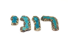 Ceramic Hebrew letters - Ceramics By Orly
 - 10