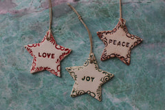 Star ornaments for Christmas tree