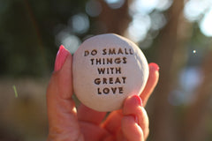Motivational gift Ceramic pebbles