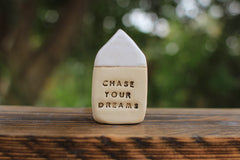 Miniature house Motivational quotes Inspirational quote Never give up - Ceramics By Orly
 - 8