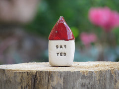Pop the question – Say Yes Message haouse - Ceramics By Orly
 - 3