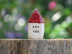 Pop the question – Say Yes Message haouse - Ceramics By Orly
 - 2