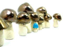 Gold mushrooms - Ceramics By Orly
 - 2