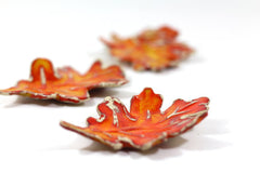ceramic leaf design