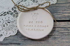 I Do Me Too Wedding ring dish - Ceramics By Orly
 - 5