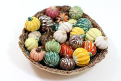 Miniature Ceramic pumpkin (set of 3) in a color of your choice Holiday decoration Ceramic miniatures - Ceramics By Orly
 - 2