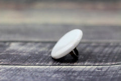 White ring - adjustable cocktail ring Boho chic jewelry - Ceramics By Orly
 - 3