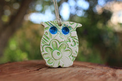 Ceramic Owl ornament - Ceramics By Orly
 - 3