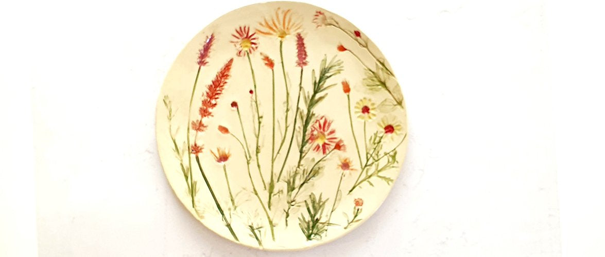 Ceramic botanical decor