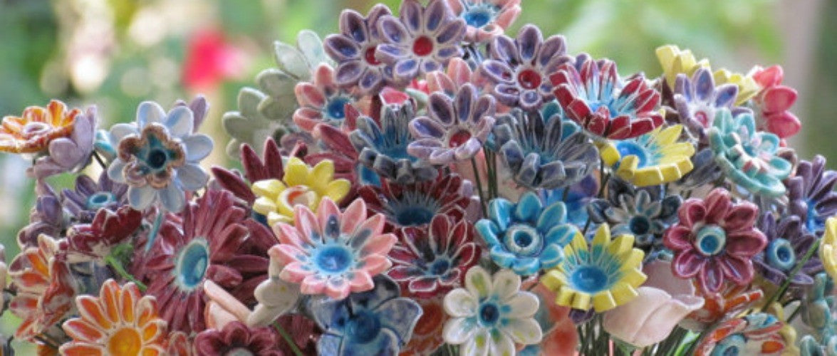 Ceramic flowers