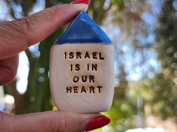 Israel is in our heart miniature house