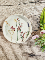 Israeli Botanical Art Plate