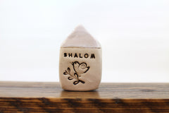Shalom miniature house Israel gifts - Ceramics By Orly
 - 4