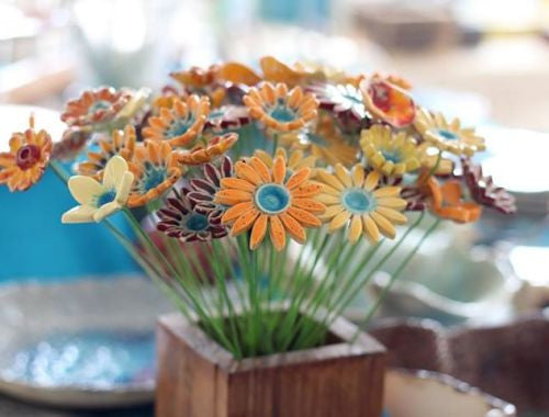 Handmade Ceramic flowers – Ceramics By Orly