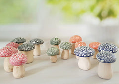 Ceramic mushrooms