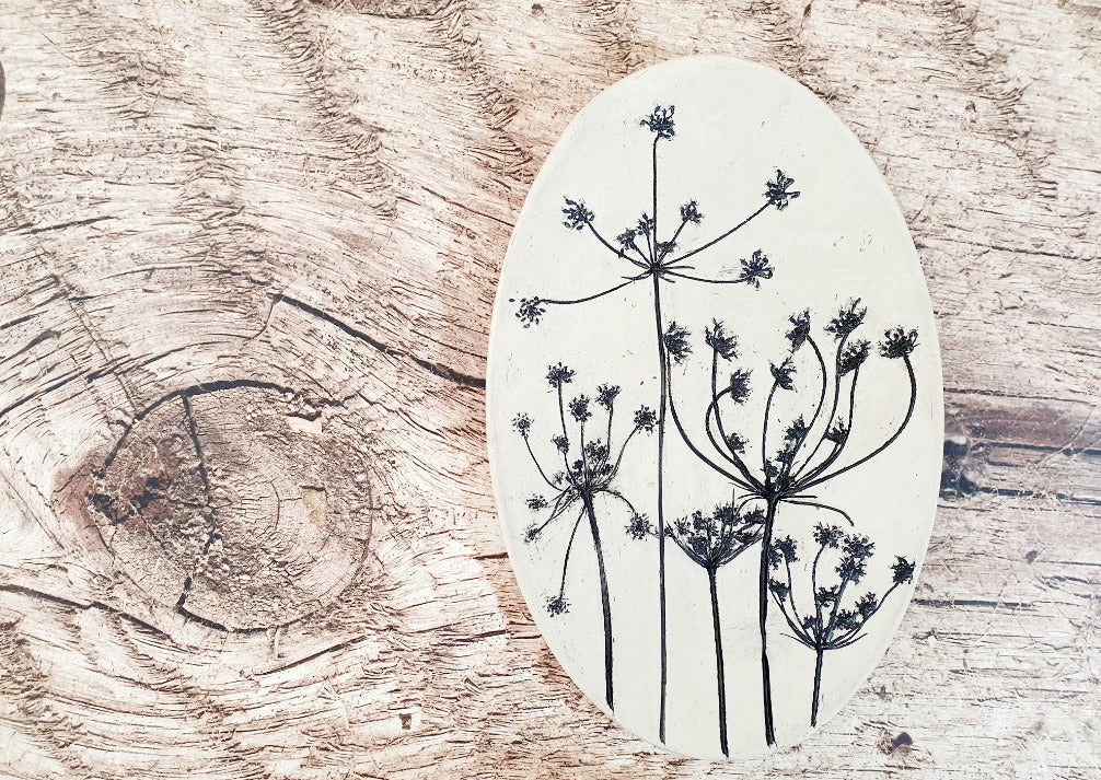 Decorative plate nature inspired