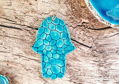 Turquoise Hamsa