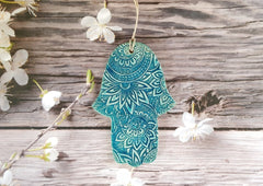 Turquoise Hamsa