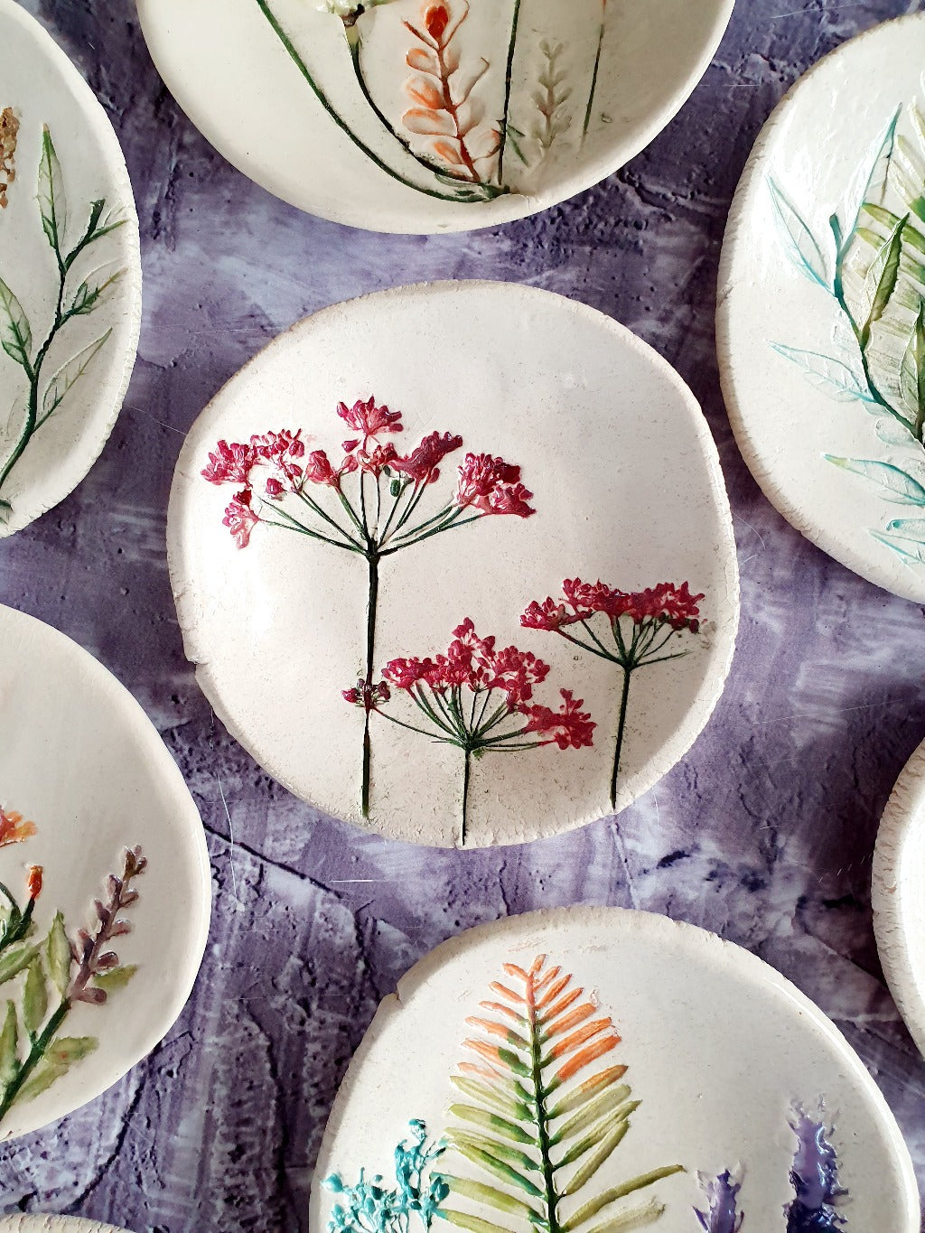 Ceramic handmade botanical bowls – Ceramics By Orly