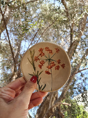 ceramic pottery botanical