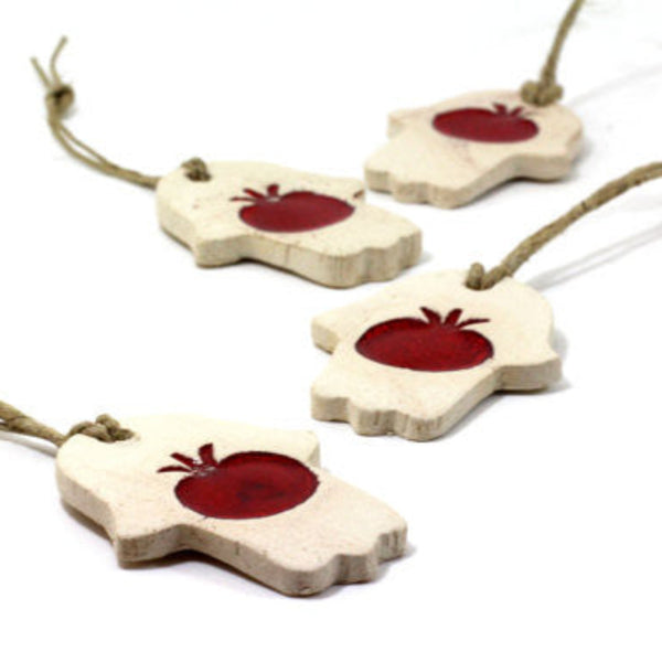 Rosh Hashanah gift Ceramic Hamsa decoration