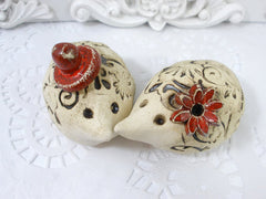 Hedgehogs wedding cake topper - Ceramics By Orly
 - 3