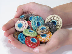 Colorful ceramic cabochons - Ceramics By Orly
 - 5
