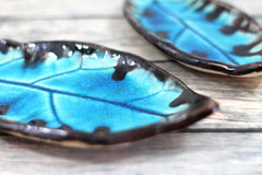 Ceramic Leaves Home decor Soap dish Jewelry holder - Ceramics By Orly
 - 2