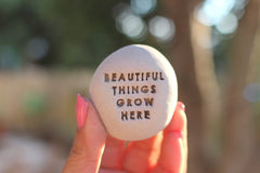 Motivational gift Ceramic pebbles