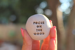 Motivational gift Ceramic pebbles