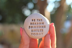 Motivational gift Ceramic pebbles