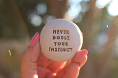 Motivational gift Ceramic pebbles