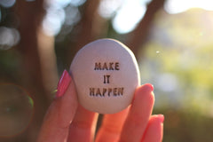 Motivational gift Ceramic pebbles