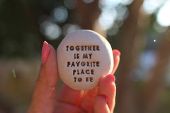 Motivational gift Ceramic pebbles