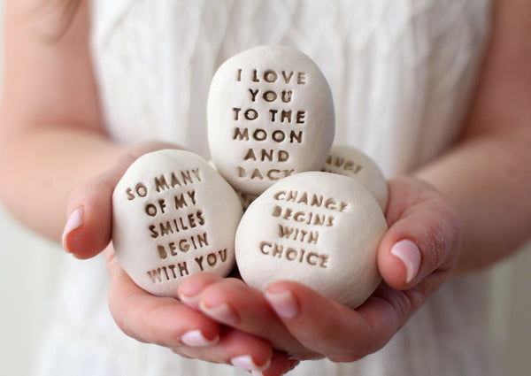 Decorative Ceramic Inspiration Stones