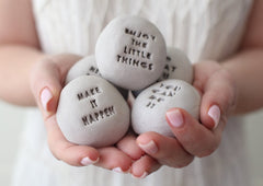 engraved stone gift