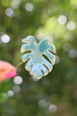 ceramic Monstera leaf
