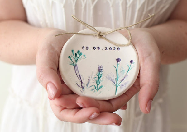 Botanical Wedding ring dish