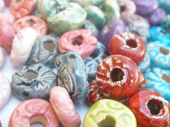 Colorful ceramic beads - Ceramics By Orly
 - 7