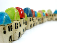 A set of 3 miniature houses - Ceramics By Orly
 - 3