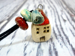 Home sweet home ceramic jewelry - Ceramics By Orly
 - 3