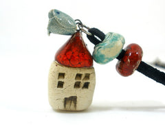 Home sweet home ceramic jewelry - Ceramics By Orly
 - 1