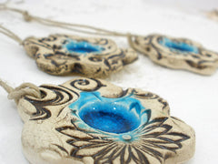 Ceramic flower ornaments - Ceramics By Orly
 - 4