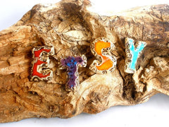 Handmade ceramic letters Back to school Designed customized letters Ceramic alphabet Ceramic letters - Ceramics By Orly
 - 2