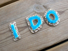 I DO letters Weddings decor I DO cake topper Ceramic letters Wedding prop - Ceramics By Orly
 - 1
