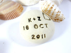 Save the date Love stones Love pebbles - Ceramics By Orly
 - 2