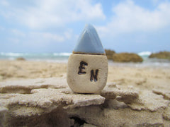 Personalized ceramic tiny house with your initials - Ceramics By Orly
 - 5